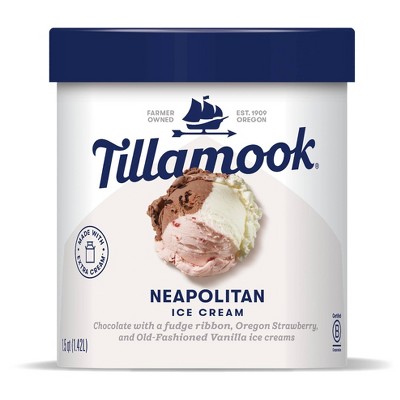 Tillamook Neapolitan Ice Cream - 48oz