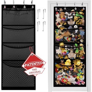 Honeyera Original Stuffed Animal Storage , Over-the-Door Hanging Organizer Hammock for Plush Toys, Toddlers, Kids & Baby Rooms - 1 of 4