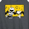 Women's - Peanuts - Charlie And Snoopy Dance Time Graphic Racerback Tank - 2 of 4