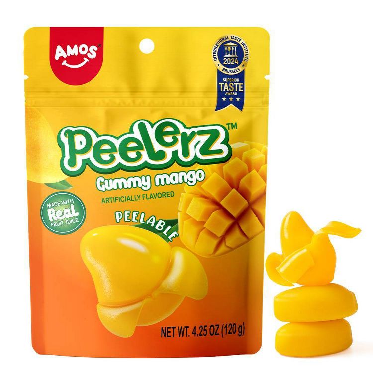AMOS Peelerz TM Gummy Mango 4.25oz, 2 of 5