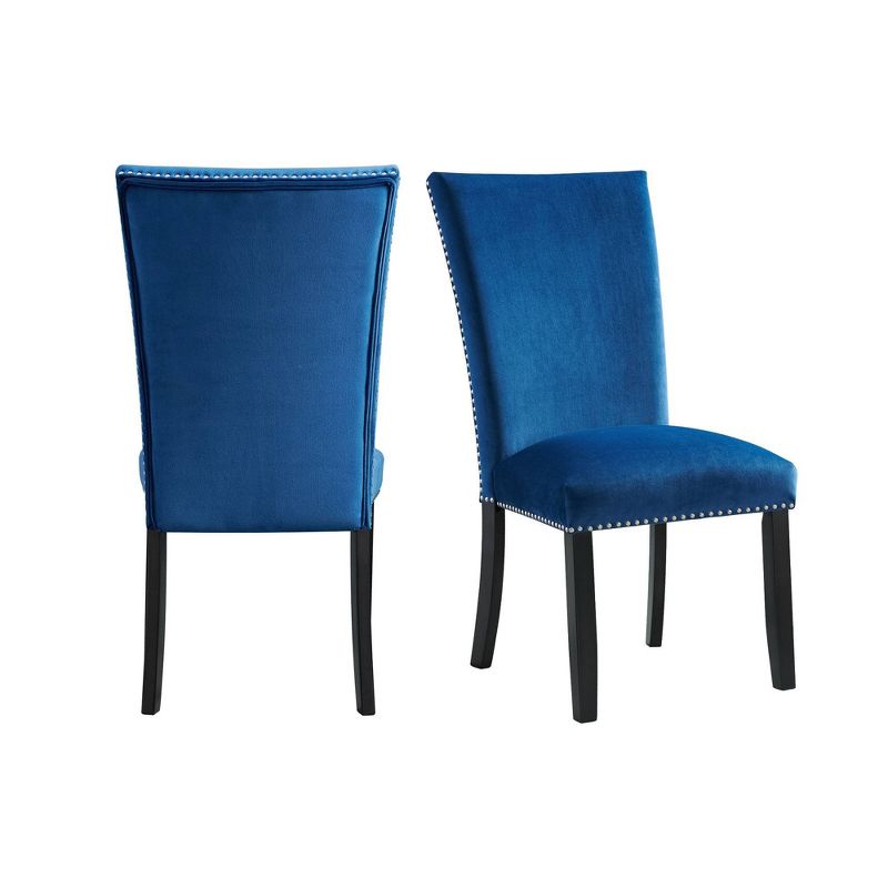 Set of 2 Celine Velvet Side Chair Set - Picket House Furnishings, 1 of 14