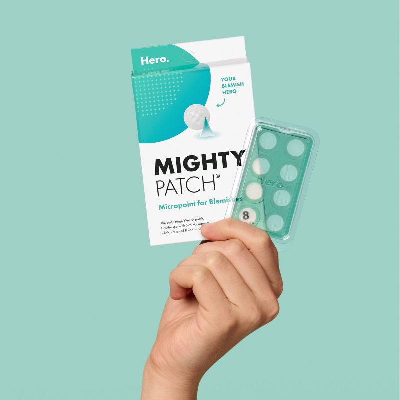 Hero Cosmetics Mighty Acne Pimple Patch Micropoint for Blemishes - 8ct, 4 of 14
