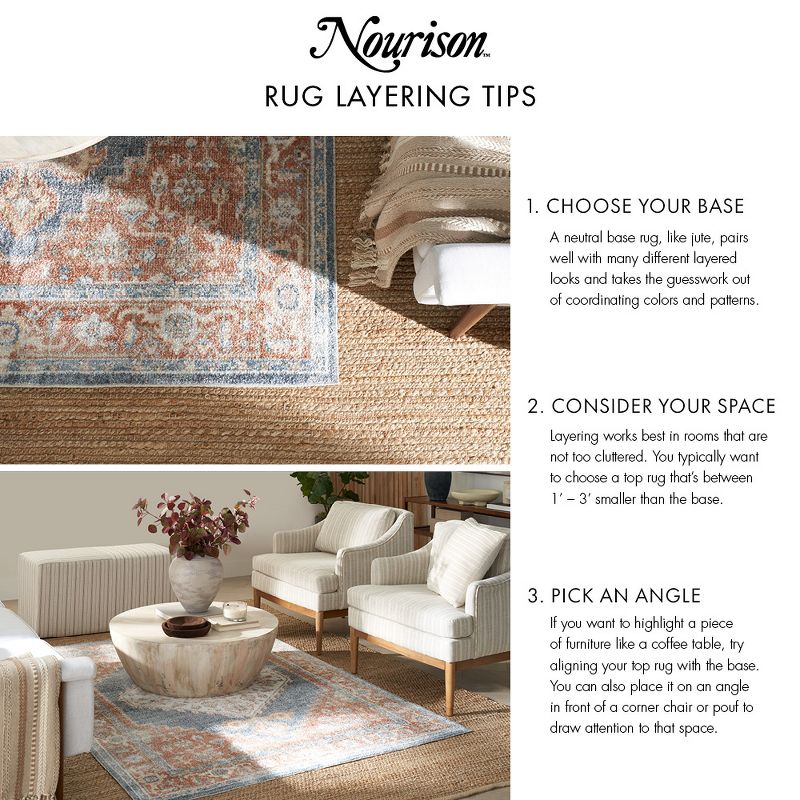 Nourison Santa Cruz Abstract Minimalist Textured Indoor rug, 3 of 8