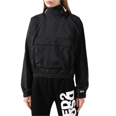 Reebok Womens Hooded Windbreaker Jacket