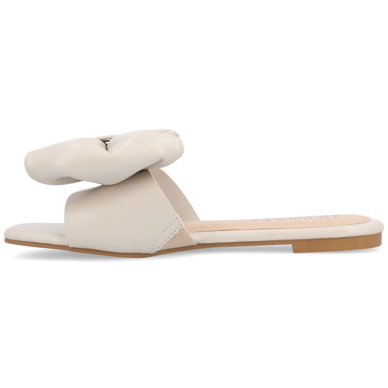 Journee Collection Womens Medium and Wide Width Fayre Tru Comfort Foam Slip On Slide Flat Sandals, 2 of 10