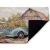 Stupell Industries Vintage Truck With Flowers Printed Outdoor Door Mat, design by Nina Blue, 18"x30" - 2 of 4