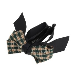 Unique Bargains Women's Fashionable Plaid Hair Clips 1 Pc - 1 of 4