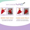 CozyWay Baby-Girls Lace Frilly Ruffle Socks Newborn Infants Eyelet Trim Ankle Dress Socks With Bow 6 Pairs 6-18 Months - 3 of 4