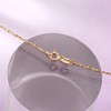 Ross-Simons Italian 1mm 14kt Yellow Gold Twisted Sparkle-Chain Necklace - 3 of 4