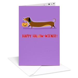 Halloween Card Happy Hallow-wiener - 1 of 3