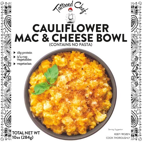 Tattooed Chef Frozen Cauliflower Mac & Cheese Bowl - 10oz - image 1 of 3