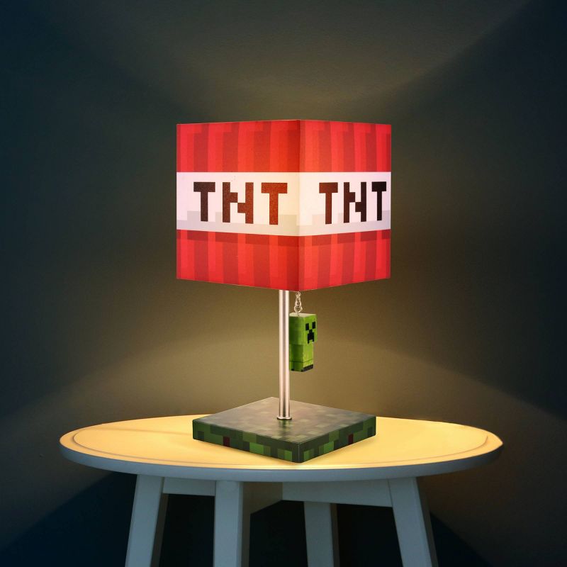 Minecraft TNT Table Lamp (Includes LED Light Bulb), 6 of 9