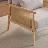 Karl Home Light Gray Chenille Accent Chair Armchair With Pillow - 2 of 4