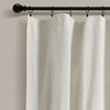 Lush Décor Extra Long Linen Button Window Curtain Panel - Off White - 100 inch Long x 84 inch Wide - 4 of 4