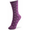 Pavilion Gift Company - Open Bar - Purple - Ladies Cotton Blend Sock - Socks - 4 of 4
