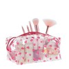 Glamlily Set of 2 Strawberry Makeup Bag for Face Powder, Mascara, Lipgloss, Clear Travel Bags for Toiletries (2 Designs) - 4 of 4