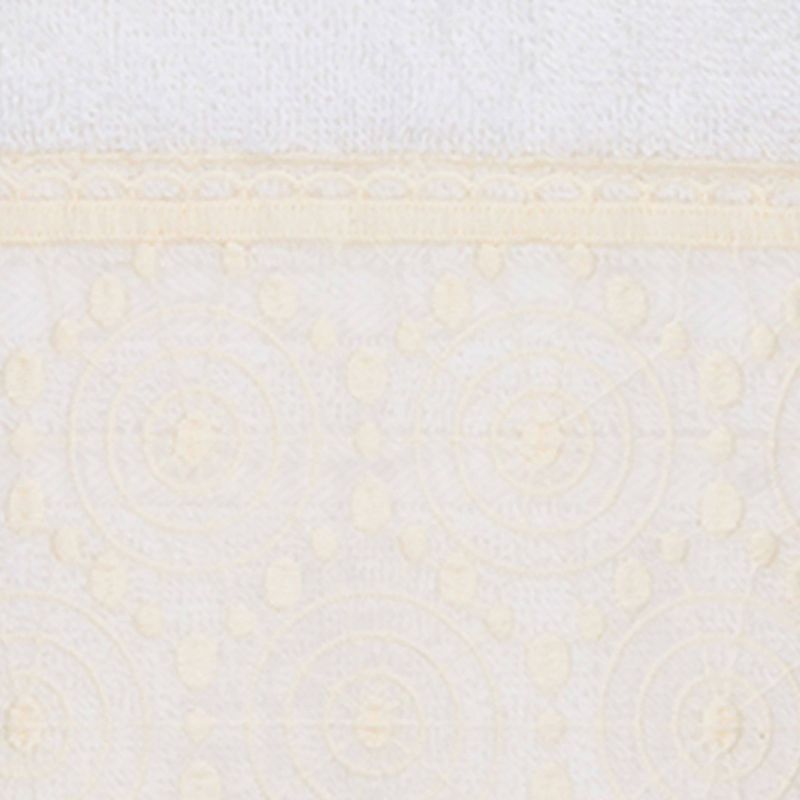 2pc Arian Cream Lace Embellished Hand Towels - Linum Home Textiles, 2 of 4