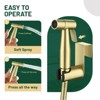 Cobbe Handheld Sprayer Kit for Personal Hygiene and Cleaning Bidet Sprayer for Toilet with Hose Brushed Gold - 4 of 4