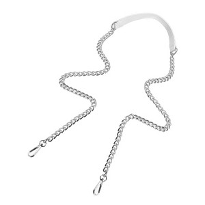 Unique Bargains Metal Corrosion-Resistant PU Leather Purse Flat Chain Strap - 1 of 4
