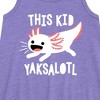 Girls' - Instant Message - This Kid Yaksalotl Graphic Sleeveless Aline Dress - 2 of 4