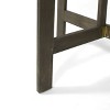 NicBex Outdoor Side Tables Half-Round Folding Bistro Table, Space-Saving Acacia Wood Patio Table for Balcony & Breakfast Nooks - 4 of 4