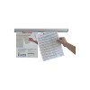 Advantus Grip-A-Strip Display Rail 96 x 1 1/2 Aluminum Finish 2015 - 2 of 3