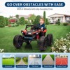 2 Seaters 24V Kids Ride On UTV Car with Remote Control, Electric Ride On Toy Car with Spring Suspension, LED Lights, Music, Electric Vehicles, Red - 3 of 4