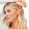 Huggie Earrings, Women's Mini Hoops Fashionable, Simple and Trendy Styles, Low Allergy - 2 of 4