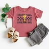 The Juniper Shop Mini Smiley Stand Tall Dream Big Toddler Short Sleeve Tee - 3 of 4