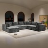 GDFStudio Verlano Modular Plush Corduroy Upholstered Sectional Sofa - 2 of 4