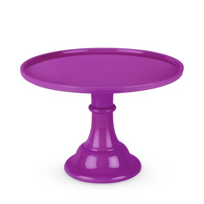 Fuchsia Melamine Cake Stand for Desserts and Cupcakes