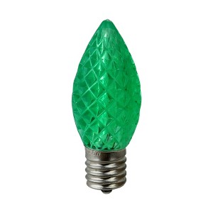 Northlight Pack of 25 Faceted LED C9 Green Christmas Replacement Bulbs - 1 of 1