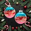 Christopher Radko 2.75 In Cc Flocked Rounds Church Stars Ball Ornament Tree Ornament Sets - 2 of 4