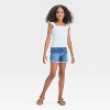Girls' Cutoff Mid-Rise Jean Shorts - Cat & Jack™ - 3 of 3
