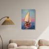 Art Remedy Contemplating at High Seas Beach Life Inspired Wall Art Unframed - 2 of 4
