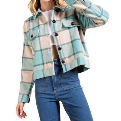 Women's Plaid Jacket - KORI