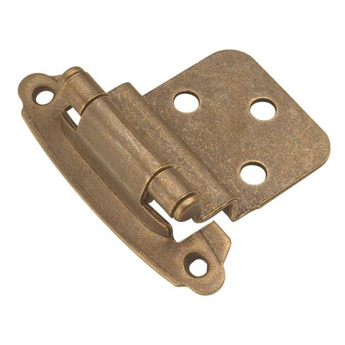 Hickory Hardware P243 Partial Inset Traditional Cabinet Door Hinge