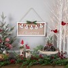 Northlight 15.75" Framed Rustic "Merry Christmas" Beaded Wooden Wall Sign - 3 of 4