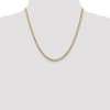 Black Bow Jewelry 10k Yellow Gold 3.75mm Solid Concave Anchor Chain Necklace - 2 of 4