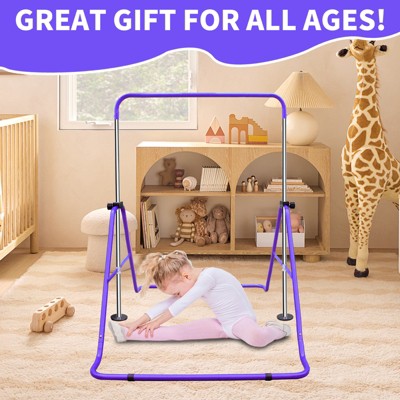 Vynxaria Expandable Gymnastics Bar for Kids - Adjustable & Portable Training Equipment