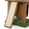 Mewoofun Pet Tower Cat Tree with Artificial Leaves, Cat Condo and Scratching Post, Modern Cat Furniture, Brown, 19.30"*27.20"*76.80" - 4 of 4