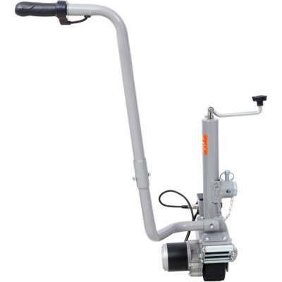 Syemin Lift Jacks Electric Trailer Dolly, 5000lbs Towing Capacity, 8'' Rubber Tire for Moving Trailer Caravan Boat, Silver, 32.8"*16.9"*7.7"