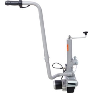 Syemin Lift Jacks Electric Trailer Dolly, 5000lbs Towing Capacity, 8'' Rubber Tire for Moving Trailer Caravan Boat, Silver, 32.8"*16.9"*7.7" - 1 of 4