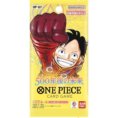 Bandai One Piece Card Game OP-07 500 Years in the Future Booster Pack (Japanese) - 6 Cards
