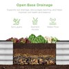 Best Choice Products 8x2x1ft Outdoor Metal Raised Oval Garden Bed, Planter Box for Vegetables, Flowers - 3 of 4