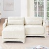 Christopher Knight Home Conrad 73" Chenille Upholstered L-Shape Sectional Sofa - 2 of 4
