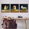 Stupell Industries Yoga Chick Trio Stretching Poses Black Framed Floater Canvas Wall Art - 2 of 4