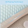 FONTOI 1 Pack Bed Pillow, Machine-Washable Cover with Reinforced Stitching, Perfect for Home, Hotel, Bed, Sky Blue, 5.9"*16.93"*27.56" - 4 of 4