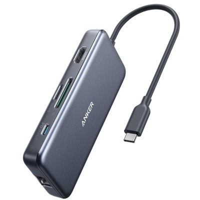 Anker PowerExpand+ 7-in-1 USB-C PD Ethernet Hub - Gray