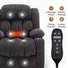 CAVINAS Power Lift Recliner Chair, Heated Lumbar Massage with 3 Vibration Modes, USB Charging Ports & Stainless Steel Cup Holders - 4 of 4